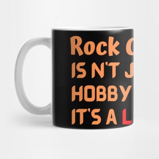 Rock Climbing Is Love Mug